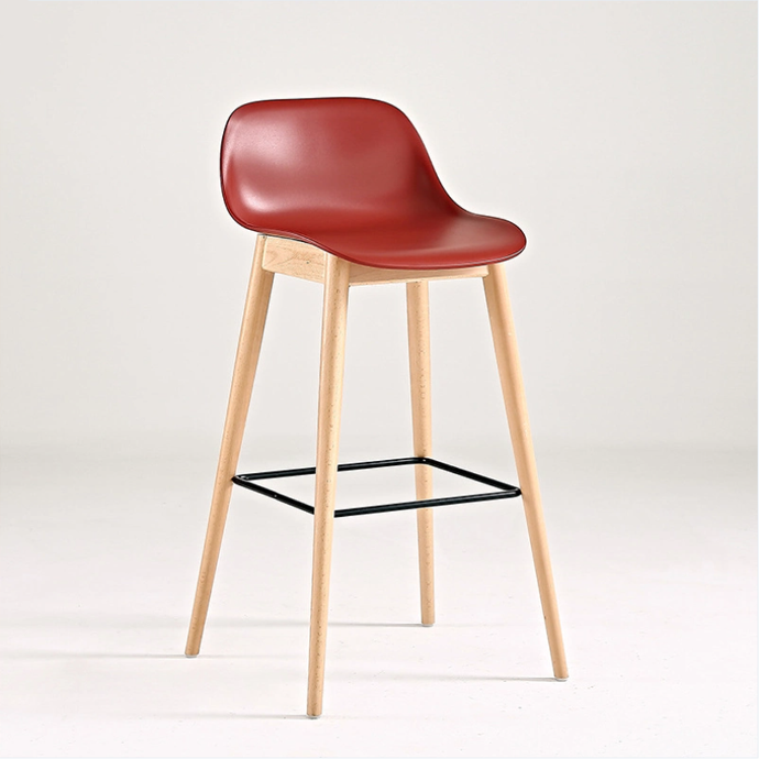 SILLA AUSTIN BAR COLOR ROJO