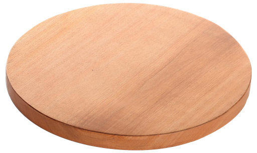 [5685] PLATAFORMA DE MADERA REDONDA 24"