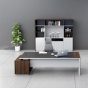 ESCRITORIO EJECUTIVO WITTES ET196Y DE 2.2X1.00X0.75HX1.8M