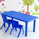 MESA KINDER PLASTICA 24X48 COLOR AZUL