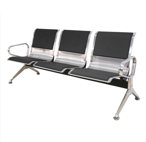 [3310] BANCA DE ESPERA TRIPLE CON COJIN