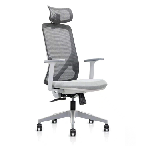 [623902] SILLA DE OFICINA EJECUTIVA HOWARD 6239A-HS (GRIS CON BLANCO)
