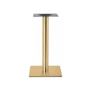 BASE PARA MESA DE 1 PATA 1018 DORADA CUADRADA