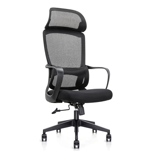 [ARIS6247B1] SILLA ARIS 6247A CON CABECERA (TODA NEGRA)