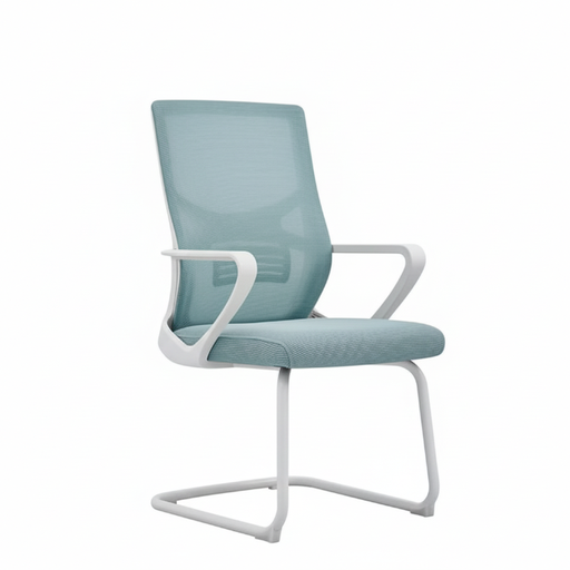 [C72] SILLA DE ESPERA D240 BLANCA CON AZUL