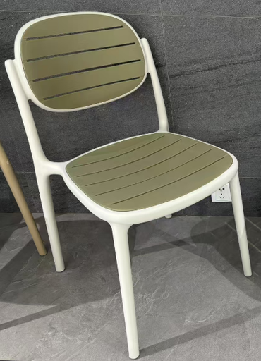 [CRVSB] SILLA CHRIS SIN BRAZOS - VERDE BASE BLANCA
