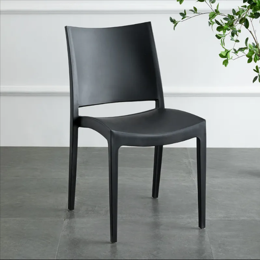 [SSCN02] SILLA SIENA COMEDOR COLOR NEGRO