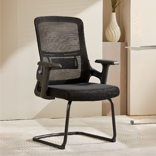 [HF1001] SILLA DE ESPERA D250 NEGRA