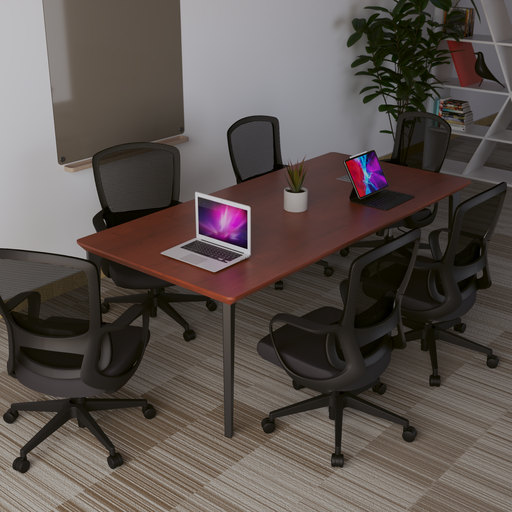 [ODFC04] MESA DE CONFERENCIA MODELO KARL 2.1X1.2M (MADERA OSCURO)