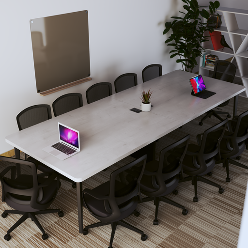 [ODFC07] MESA DE CONFERENCIA MODELO KARL 12-14P (MADERA CLARO) 3.2X1.20M