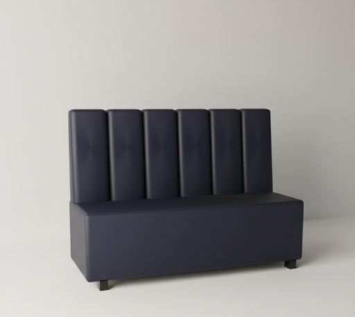 [10191] BANCA TAPIZADA RANURADA SOLO RESPALDO POR METRO GAMA B