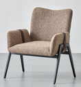 SILLÓN PATTY MARRÓN(77x66x87x43CM)
