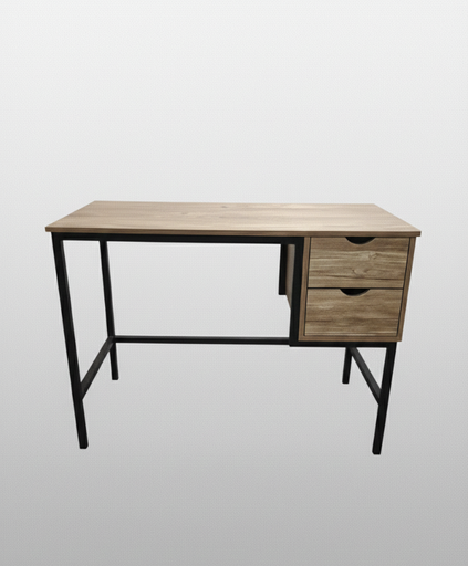 [FG-1953B] ESCRITORIO DE OFICINA ODIN ROBLE BLANCO (100x48x76CM)