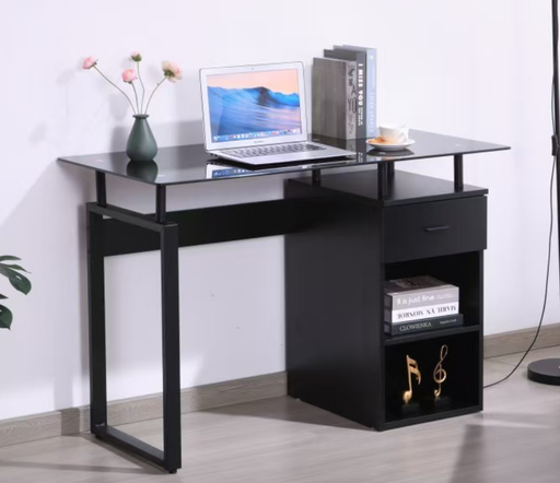 [FG-2050] ESCRITORIO DE OFICINA HAUS NEGRA (110x55x75CM)