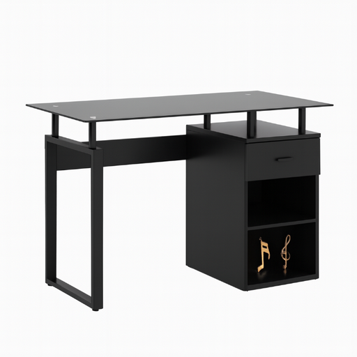 [FG-2050] ESCRITORIO DE OFICINA HAUS NEGRA (110x55x75CM)