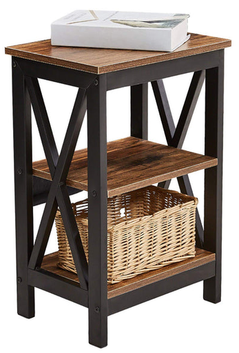 [FG-1930] MESA DE NOCHE ILSE CAFÉ (40x30x60CM)