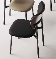 [XY-JYX2] SILLA TORINO COMERDOR NEGRO (54*48*80CM)