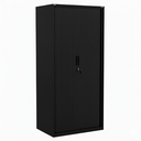 ARMARIO CON PUERTA ENROLLABLE METALICO PARKER NEGRO(185*90*45CM)