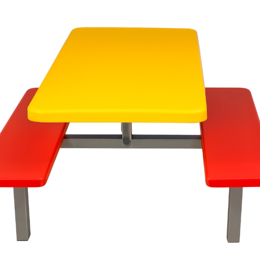 [JNMO02] MODULO COLON ASIENTO ROJO CON ESCRITORIO AMARILLO