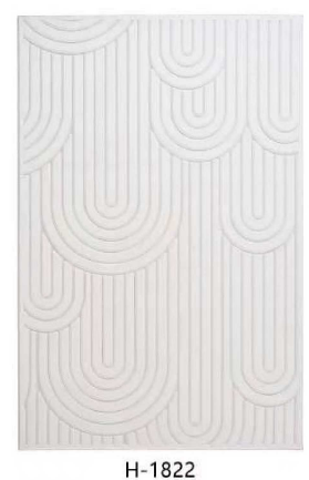 [H-1822] ALFOMBRA MAKIKAWA POLIPROPILENO CON POLIÉSTER 3D(160*230CM)