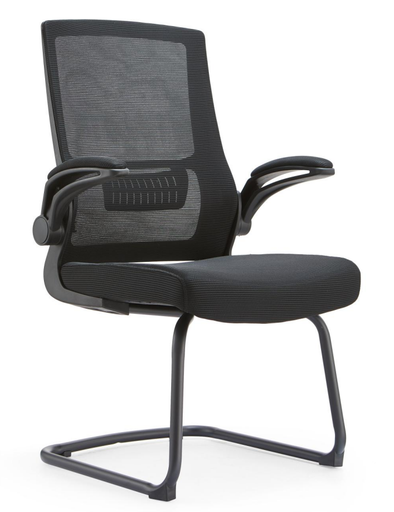 [819C] SILLA DE ESPERA CON 2D BRAZO 819C NEGRA(60×50×54CM)