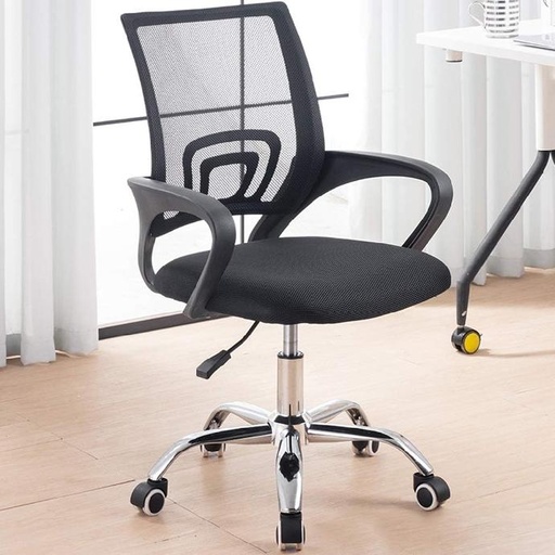 [3303] SILLA DE OFICINA FY55C/COLOR NEGRO