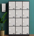 LOCKER DE 12 ESPACIOS 3*4 BEIGE (71*35*14)(12Doors)