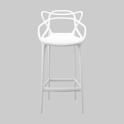 [45652341] SILLA HERMES BAR COLOR BLANCO