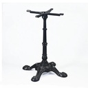 BASE PARA MESA DE 1 PATA HIERRO NEGRO 1004 (BASE VINTAGE DE 23X23)"