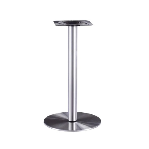 [409090] BASE PARA MESA DE 1 PATA DE ACERO INOXIDABLE 1006 (BASE REDONDA DE 18)"