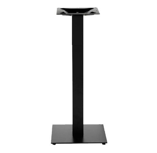 [4090100] BASE PARA MESA BAR 1013 DE 1 PATA HIERRO NEGRO (BASE CUADRADA DE 18X18 Y 39 DE ALTO)