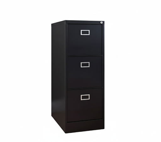 [TLX-173H] ARCHIVO METALICO DE 03-GAVETAS NEGRO (18*24.5*40.50)
