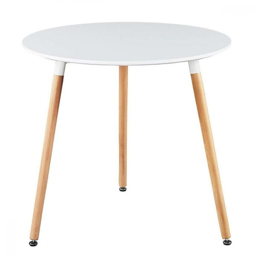 [020214] MESA LINEX 24´´ REDONDA BLANCA