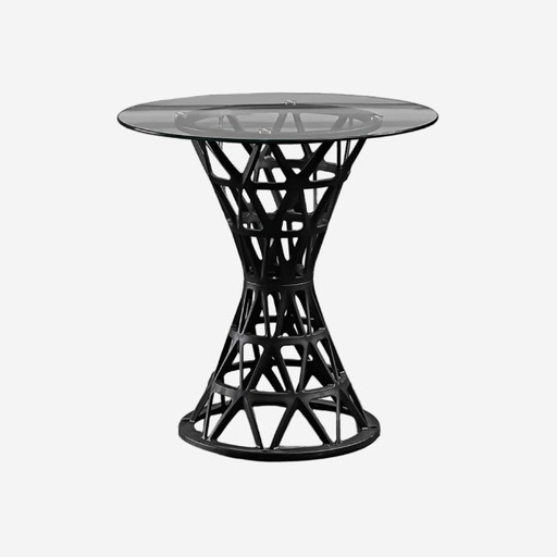 [020223] MESA MATRIX 26`` BASE NEGRA TOP DE VIDRIO