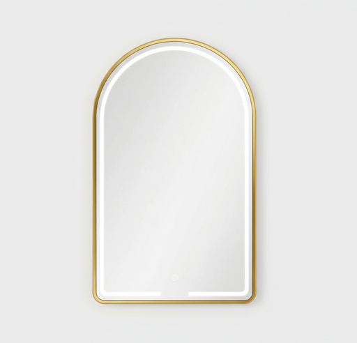 [232315] ESPEJO ARCO LED DORADA 70X120CM