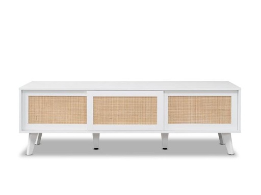 [515101] MODULO DE TV ISABELLE (YCHL22092-1) BLANCO 64x16x20A pulg