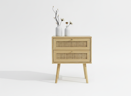 [515106] MESA DE NOCHE MIKAELA (YC1KY21008-3) COLOR MADERA 19x16x22.5a pulg