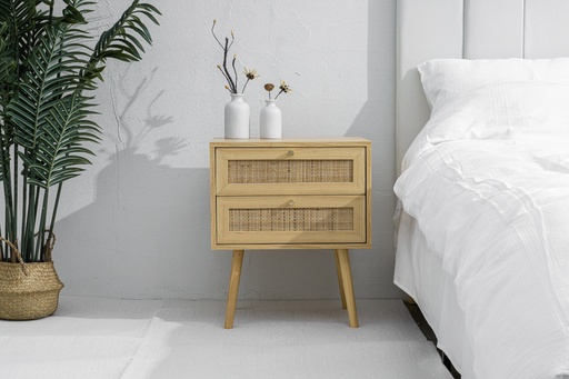 [515106] MESA DE NOCHE MIKAELA (YC1KY21008-3) COLOR MADERA 19x16x22.5a pulg